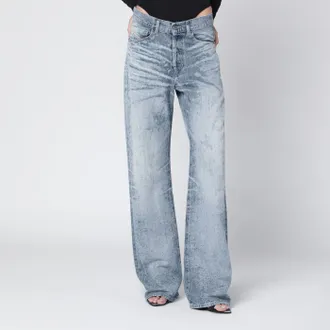 Diesel 1971 D-Sent jeans in light blue stonewashed denim