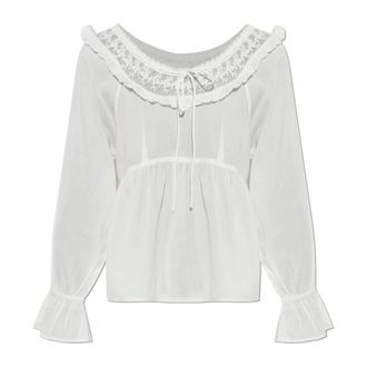 Poss&eacute; Blouses, female, White, Size: XS Danielle Blouse