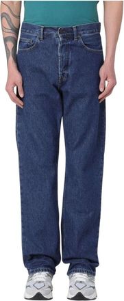 Carhartt Work in Progress Heren, Jeans, Blauw, Maat: W28 Denim