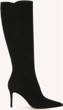 Gianvito Rossi Levy Boot in Black Suede Leather at Nordstrom, Size 40.5
