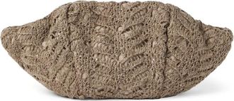 Brunello Cucinelli crochet-panel cross body bag - women - Silk/Nylon/Linen/Flax/Polyester - OS - Neutrals