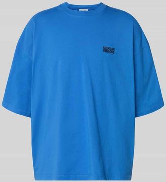 American Vintage American Vintage T-Shirt mit Logo-Print Modelll GIXY in Hellblau, Gr&ouml;&szlig;e M/L