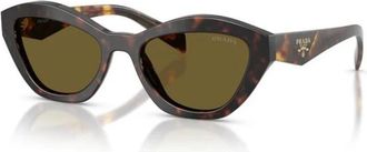 Prada A02S 17N09Z Zonnebril - Dames - Zonnebrillen - Bruin - 52 MM - Accessoires