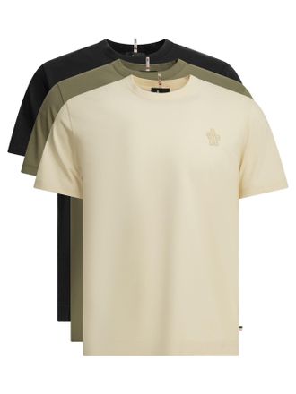 Moncler T-Shirt mit Rundhalsausschnitt und Logo