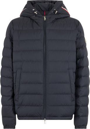 Moncler Navy Blue Quilted Hooded Jacket