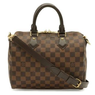 Louis Vuitton Pre-owned Damier Boston Bag - Dames - Pre-owned - Bruin - Maat: ONE Size