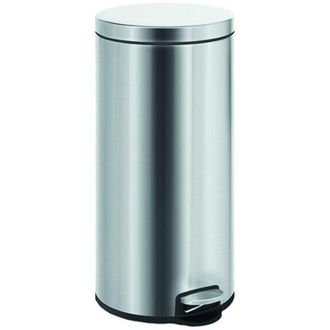 Vigor Pattumiera a pedale Vigor, inox 30 litri, 29x65h cm