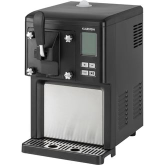 Klarstein Klarstein Sweet Sundae Heladera Compresor 1,5l Acero Inoxidable Negra