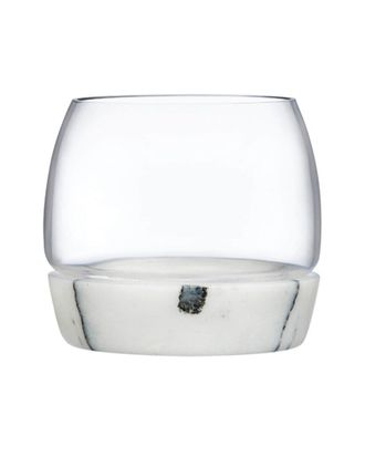 Nude Glass Chill Whisky Tumbler With Marble Base