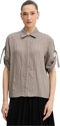 Sessun Dames, Blouses & Shirts, Beige, Maat: S Viscose