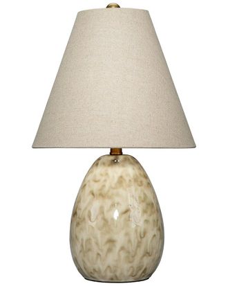 Jamie Young Co. Raindrop Ceramic Table Lamp With Linen Shade