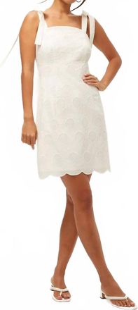 Trina Turk Pyle Sleeveless Dress In White
