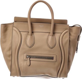Celine Celine Neutral Calfskin Luggage (Authentic Pre-Loved)