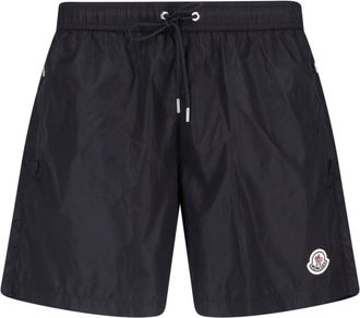 Moncler Pantaloncini Da Mare Logo