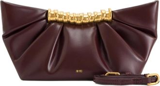 JW PEI Leia Pleated Clutch - female - JW PEI - Clutches - Red - ONE SIZE - Bags