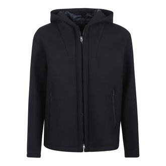 Herno Light Jackets, male, Blue, M, 3-Layer Scuba Jacket