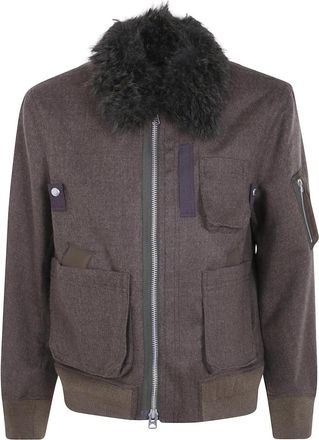 sacai Light Jassen - Heren - Jassen - Bruin - L - Jassen