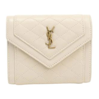 Saint Laurent Pre-owned Wallet (tri-fold) - - Pre-owned - Donna - Beige - ONE SIZE