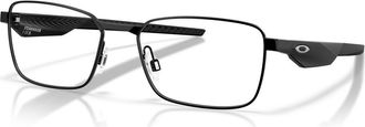 Oakley 54mm Rectangle optical glasses in Black at Nordstrom