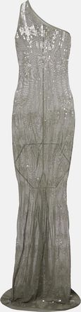 Rick Owens Sequined sheer tulle gown