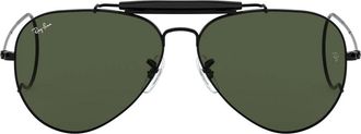 Ray-Ban Rb 3030 Outdoorsman - unisex - Zonnebrillen - Zwart - 58 MM - Accessoires