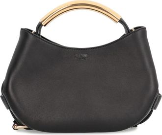 Moschino Leren Handtas - Dames - Handtassen - Zwart - ONE Size - Leer - Tassen
