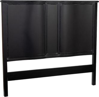 Wanderlust Deco Cabezal De Cama De Madera Gris 150x6x130h Cm