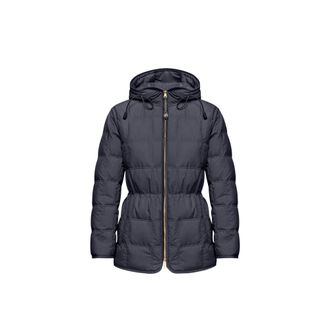 Moncler Moncler Cygnet Hooded Short Down Jacket, Women, Blue, Size: 00