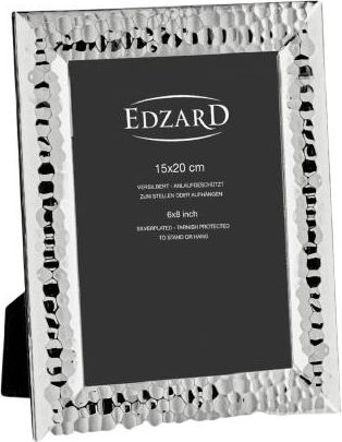 Edzard Hochwertiger Fotorahmen Gubbio Fotoformat 15 x 20 cm, edel versilbert & anlaufgeschützt