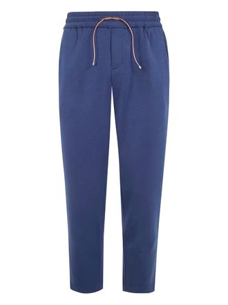 Devore Incipit drawstring-waist track pants - Blue