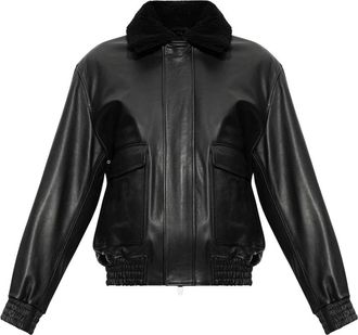 Arma Bari Leren Jas - Heren - Bomber jackets - Zwart - M - Leer - Jassen