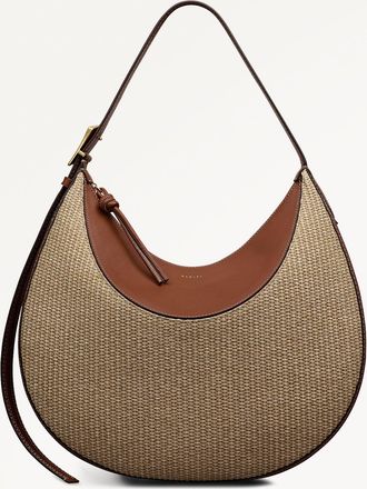 Radley London Bliss Crescent SS26 Cognac Large Ziptop Shoulder Bag Radley London