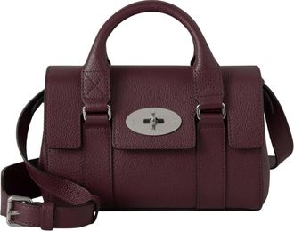 Mulberry Mini Heritage Bayswater - Dames - Handtassen - Rood - ONE Size - Leer - Tassen