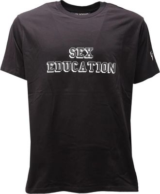 Neil Barrett Pbjt 673S N544S 2361 Fit Easy - Heren - T-shirts - Zwart - S - Katoen - Tops