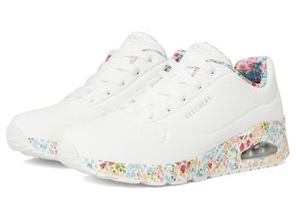 Skechers Uno - Majestic Garden Womens Shoes White : 5.5 B - Medium