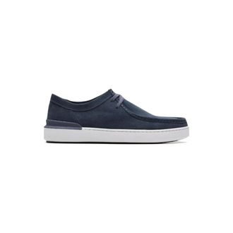 Clarks Laced Shoes, male, Blue, 7 1/2 UK, CourtLite Seam