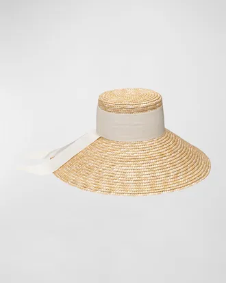 Eugenia Kim Mirabel Wide-Brim Straw Sun Hat