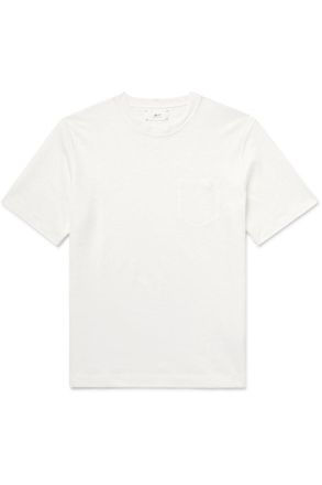 Mr P. Linen and Organic Cotton-Blend T-Shirt