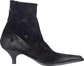 Elena Iachi E2020Froner Hoge Laarzen - Dames - Laarzen met Hak - Zwart - 37 1/2 EU - Leer - Schoenen
