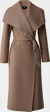 Mackage Mai Wool Belted Wrap Coat