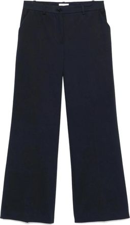 P.A.R.O.S.H. Blauwe broek voor een stijlvolle look - Dames - Wijde Broeken - Blauw - XS - Broeken