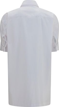 Dries Van Noten Womens Shirt With Scarf Detail White Cotton