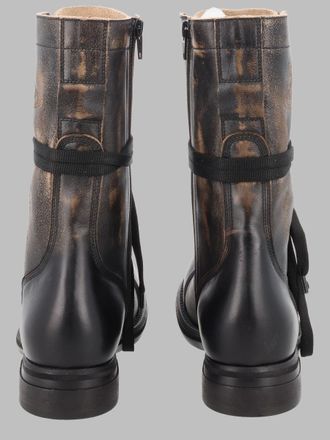 Vivienne Westwood Parachute with Orb Detail Boots - Black