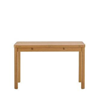 DRAWER Mesa de comedor extensible de madera para 2 a 4 personas 120x45-90 cm