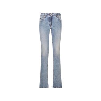 Dolce & Gabbana Bootcut Jeans, female, Blue, S, Slim Fit Bootcut Jeans Ankle Length