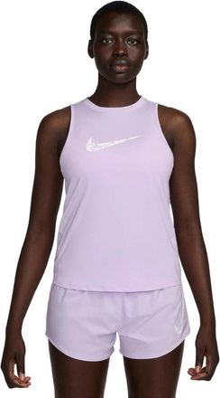 Nike W Nk One Swoosh Lila Hardloopvest