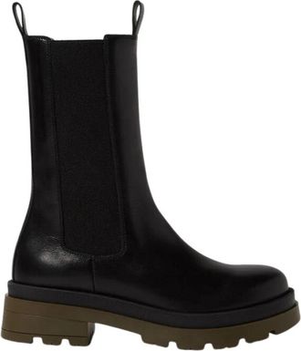 Scarosso Kim Chelsea Boots - Dames - Chelseaboots - Groen - 36 EU - Leer - Schoenen