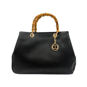 Twinset PU Handtas - Dames - Tassen - Zwart - Maat: ONE Size