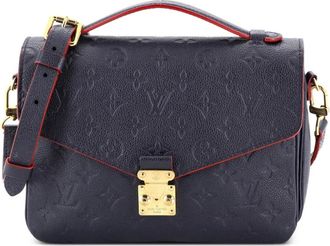 Louis Vuitton Pochette Metis Monogram Empreinte Leather crossbody bag - Blauw