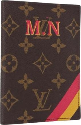 Louis Vuitton Pre-owned Paspoorthoesje - Dames - Vintage Accessoires - Bruin - ONE Size - Vintage
